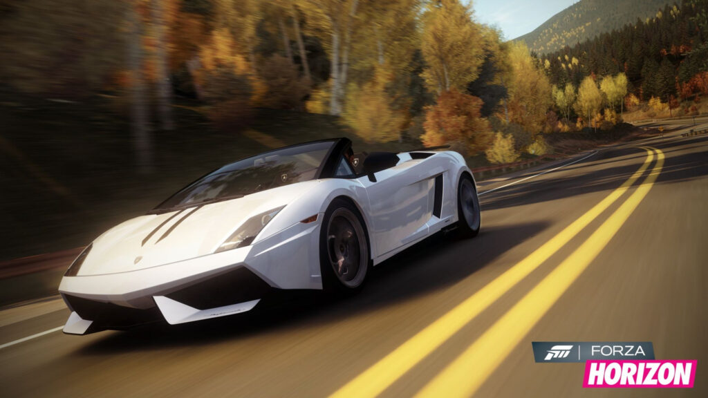 White Lamborghini Gallardo Spyder PC Wallpaper