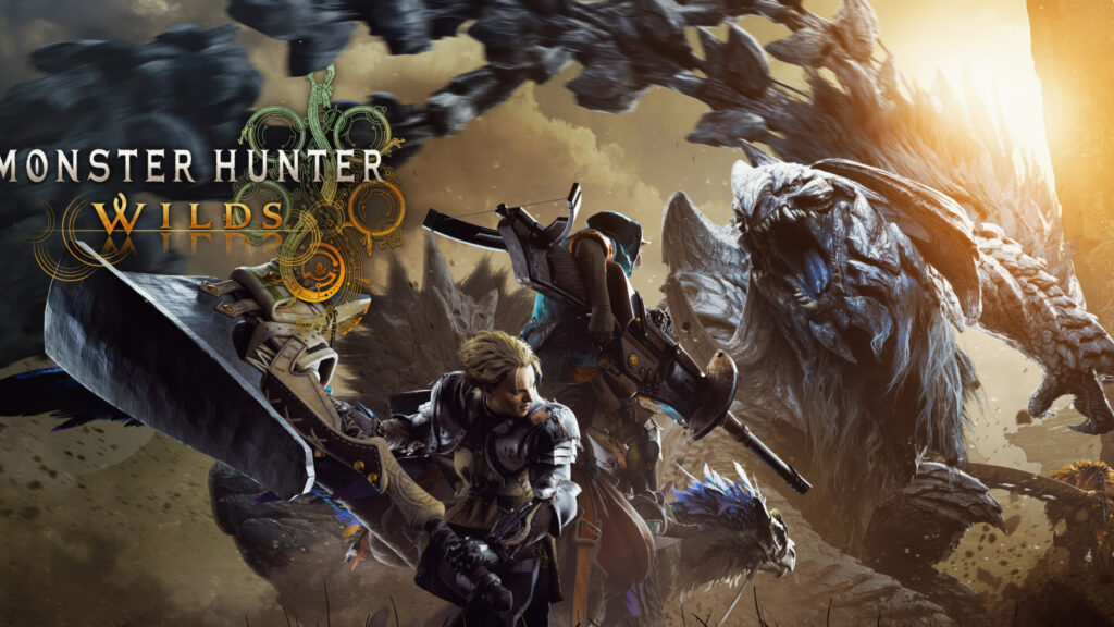 Monster Hunter Wilds Epic Combat Action Desktop Wallpaper