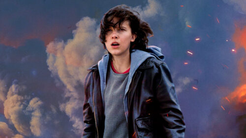Millie Bobby Brown as Eleven in Stranger Things Desktop Wallpaper