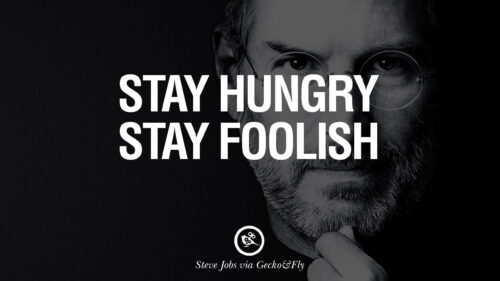 Steve Jobs Inspirational Quote Minimalist Desktop Wallpaper