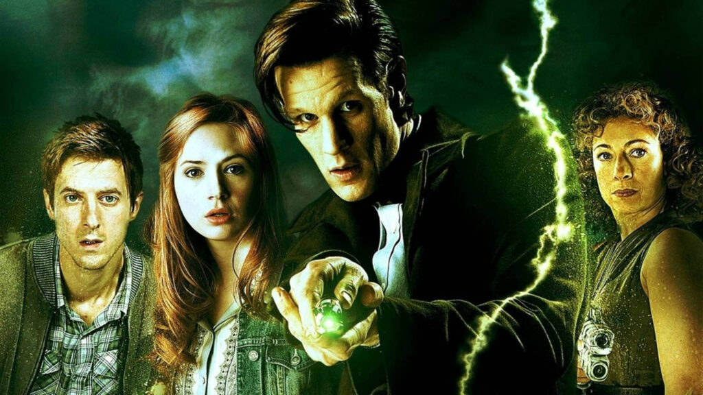 Doctor Who Eleventh Doctor and Companions 4K Desktop Wallpaper