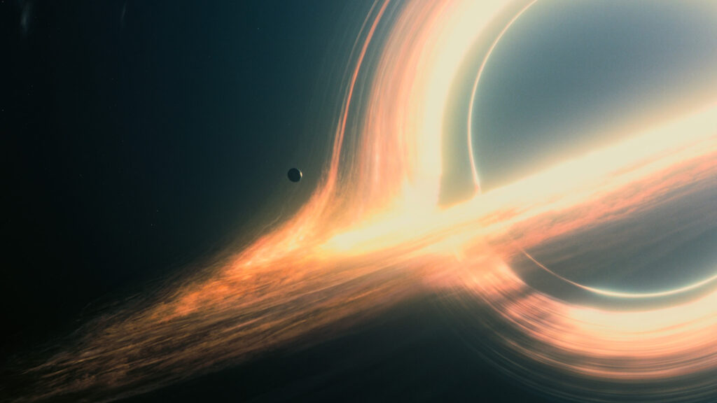 Gargantua Black Hole from Interstellar 4K Wallpaper