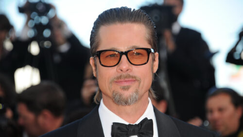 Brad Pitt in Formal Attire 4K Desktop Wallpaper