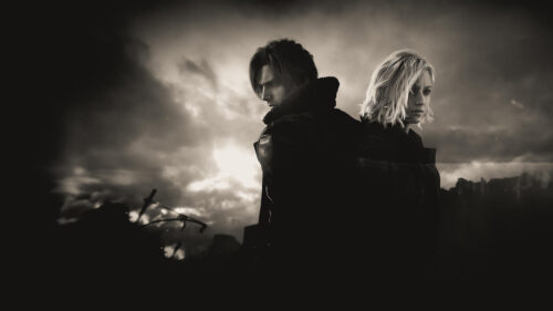 Resident Evil Characters Back to Back 4K Desktop Wallpaper