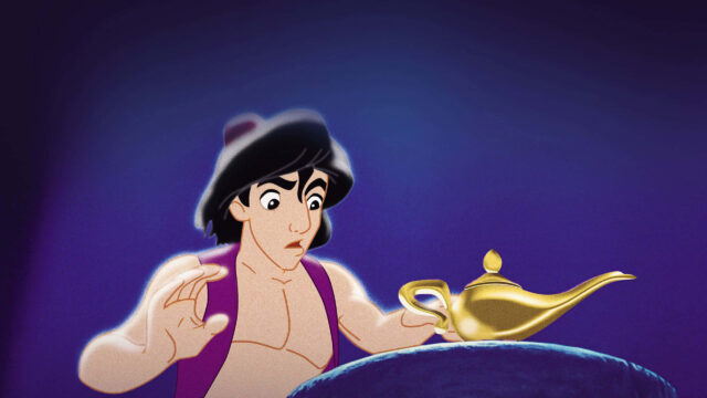 Aladdin Encountering the Magic Lamp High Quality Desktop Wallpaper