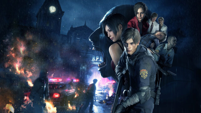 Resident Evil 2 Remake Character Art Desktop Wallpaper