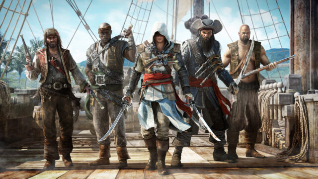 Assassin's Creed IV Black Flag Crew 4K Desktop Wallpaper