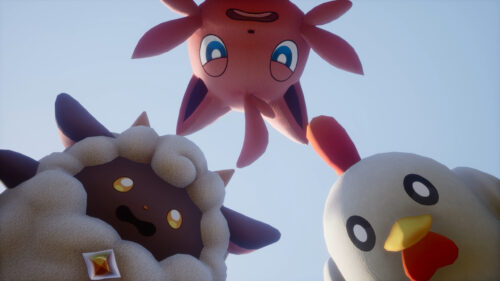 Three Pals Looking Down Low Angle 4K Wallpaper