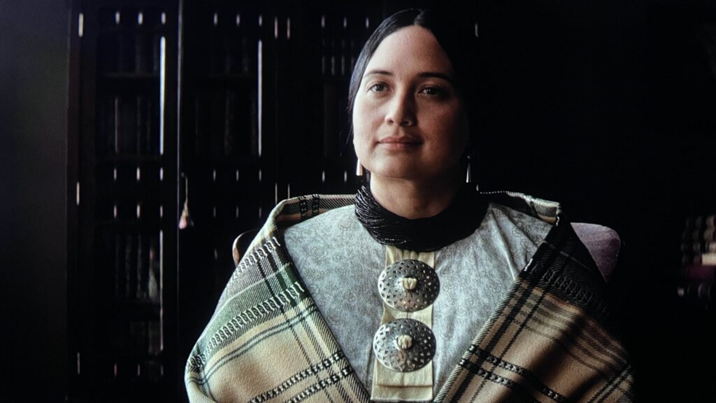 Lily Gladstone as Mollie Burkhart in Killers of the Flower Moon Desktop Wallpaper