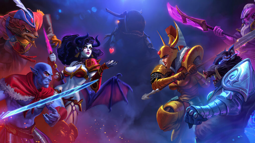 Fantasy Battle Action Art 4K Desktop Wallpaper