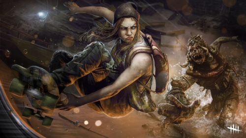 Nea Karlsson and The Hag in Skatepark 4K Desktop Wallpaper