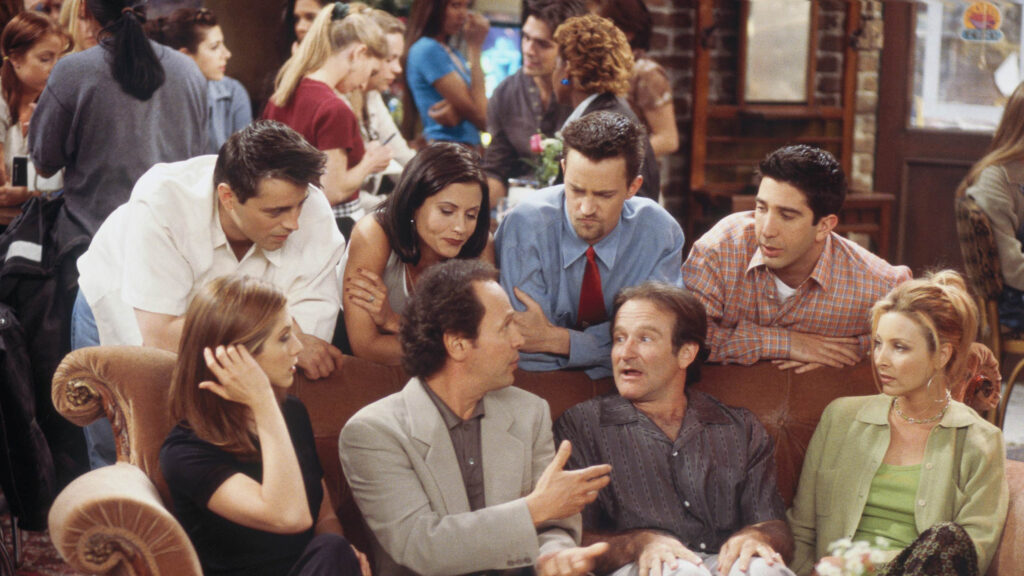 Friends Cast with Guest Stars Desktop Wallpaper