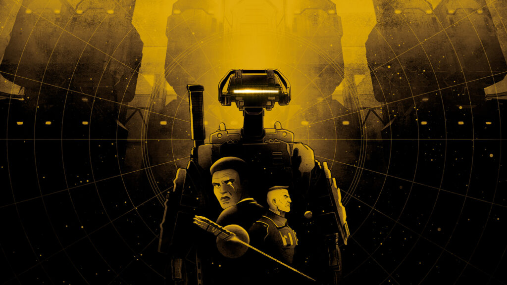 Sci-Fi Robot and Characters 4K Desktop Wallpaper