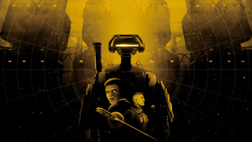 Sci-Fi Robot and Characters 4K Desktop Wallpaper