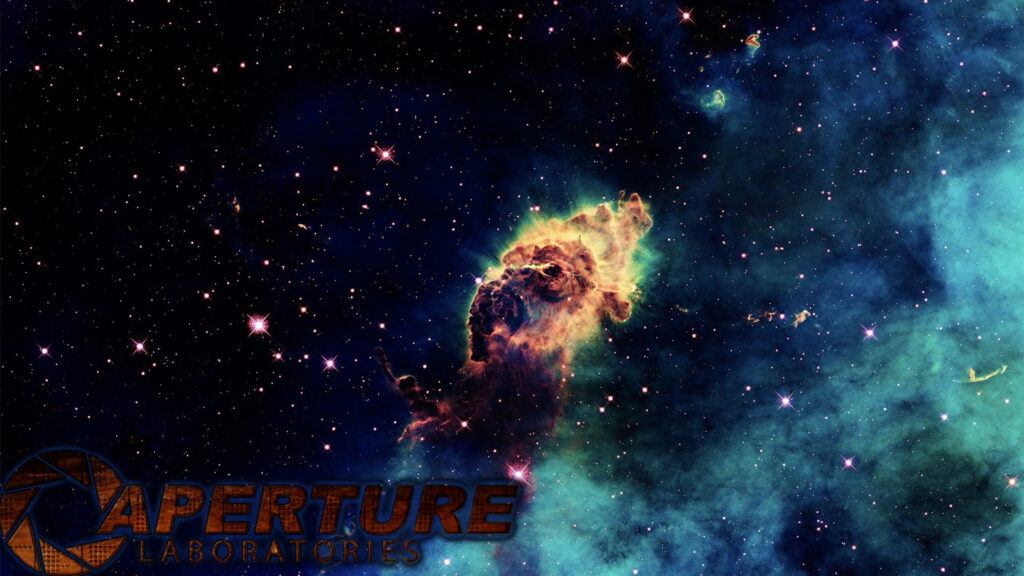 Aperture Laboratories Carina Nebula 4K Desktop Wallpaper
