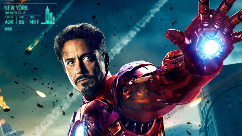 Iron Man Cinematic Action 4K Wallpaper