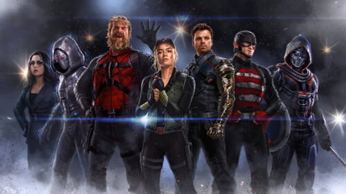 Thunderbolts Movie Team Art Desktop Wallpaper