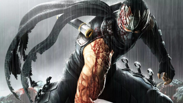 Ryu Hayabusa Ninja Gaiden Battle Under The Rain Desktop Wallpaper