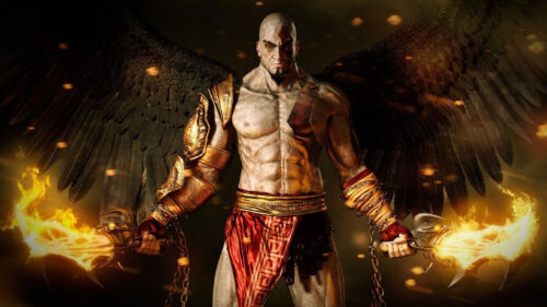 Kratos with Wings of Icarus Epic Gaming 4K Wallpaper