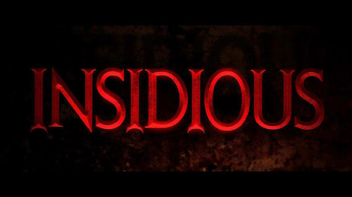 Dark Red Insidious Horror Movie Title Desktop Wallpaper