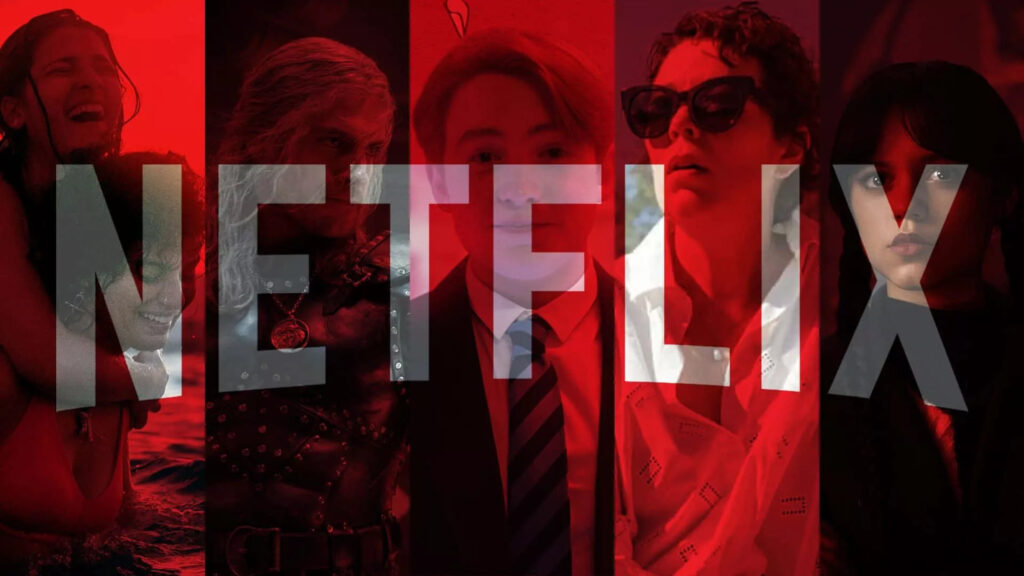 Netflix Series Characters Montage Desktop Wallpaper
