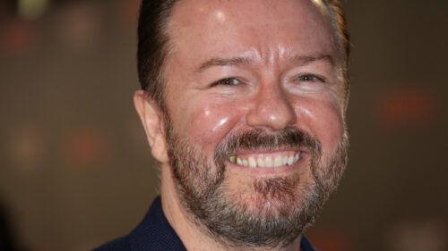 Ricky Gervais Portrait Desktop Wallpaper