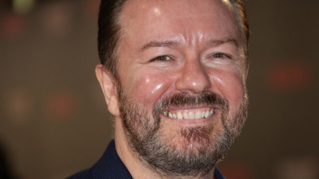 Ricky Gervais Portrait Desktop Wallpaper