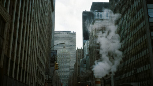 New York City Steam Vent Urban Architecture Desktop Wallpaper
