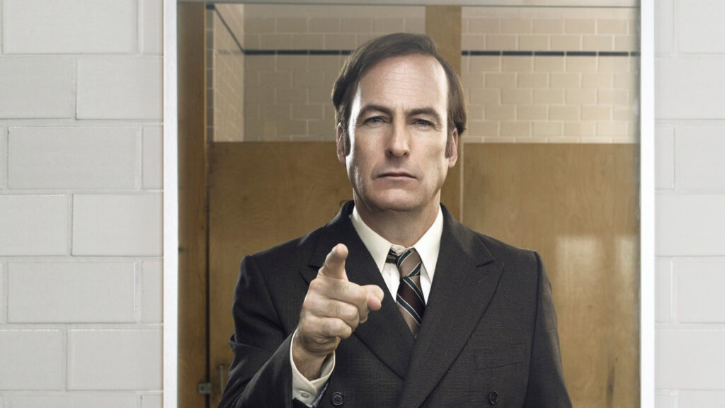 Bob Odenkirk as Saul Goodman Pointing Desktop Wallpaper