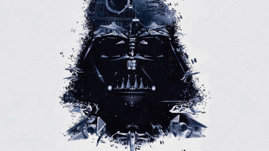 Darth Vader Star Wars Ships 4K Desktop Wallpaper