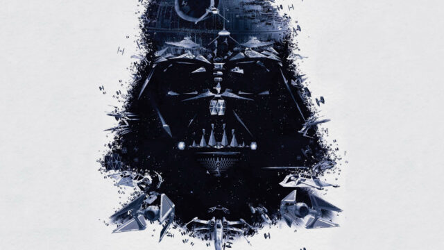 Darth Vader Star Wars Ships 4K Desktop Wallpaper