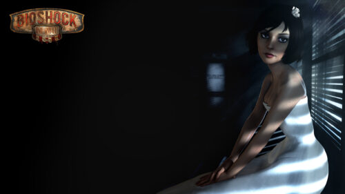 Elizabeth Sitting in Sunlight BioShock Infinite Desktop Wallpaper