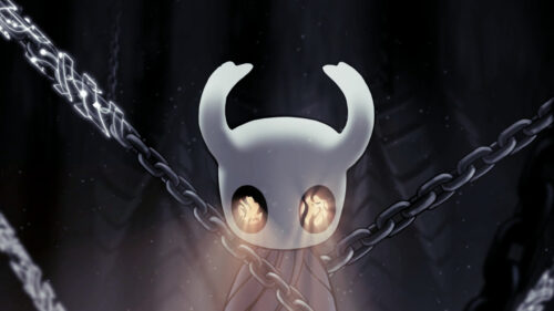 The Knight from Hollow Knight Dark 4K Desktop Wallpaper