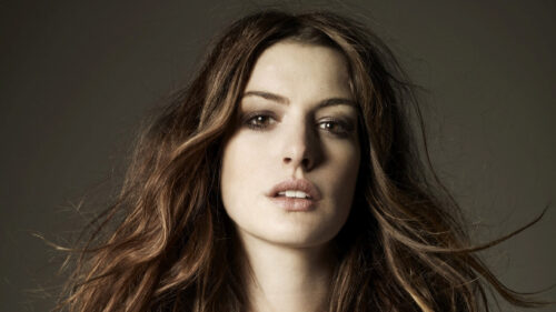 Anne Hathaway Portrait Desktop Wallpaper