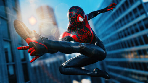 Miles Morales Spider-Man High-Action 4K Desktop Wallpaper