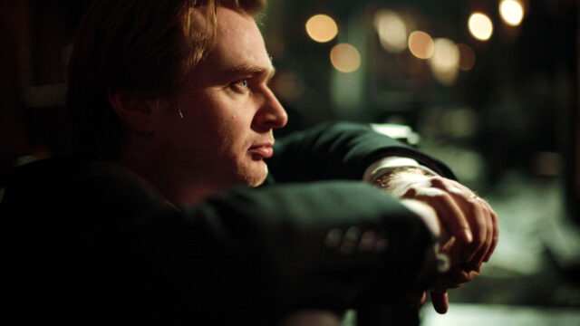 Christopher Nolan Cinematic Portrait Desktop Wallpaper