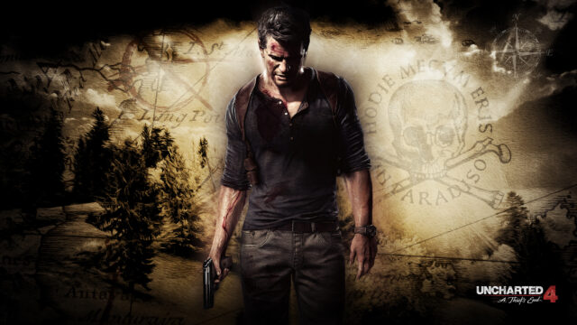 Nathan Drake Uncharted 4: A Thief's End 4K Desktop Wallpaper