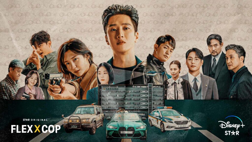 Flex X Cop TV Series Cast and Vehicles Desktop Wallpaper