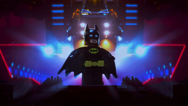 Lego Batman Cinematic Spotlight 4K Desktop Wallpaper