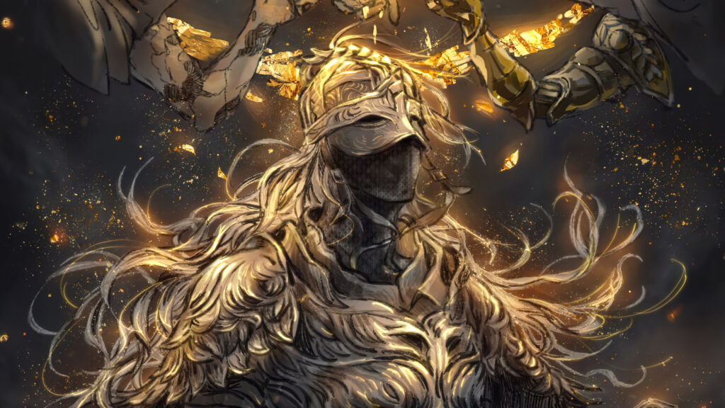 Elden Ring Golden Knight Fantasy Art 4K Wallpaper