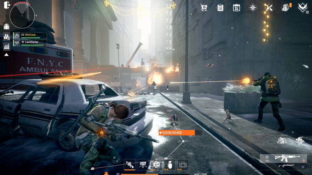 The Division 2 Tactical Combat Scene 4K Desktop Wallpaper