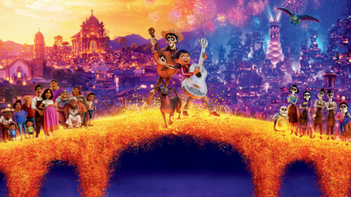 Disney Pixar Coco Magical Bridge Scene 4K Desktop Wallpaper