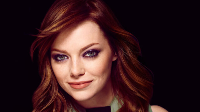 Portrait of a Woman with Red Hair Desktop Wallpaper