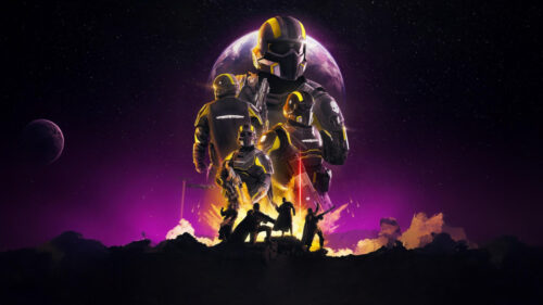Helldivers Soldiers Action Combat 4K Desktop Wallpaper