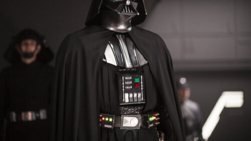 Darth Vader Cinematic Mid-Shot Desktop Wallpaper
