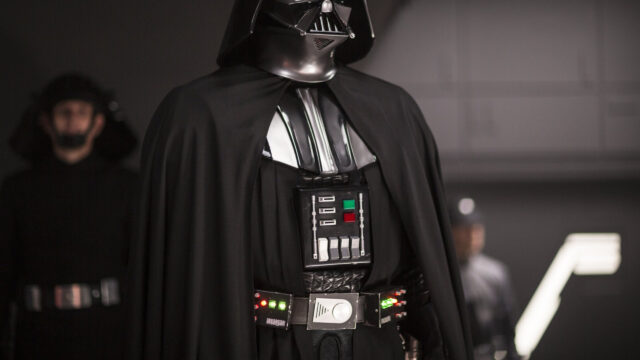 Darth Vader Cinematic Mid-Shot Desktop Wallpaper