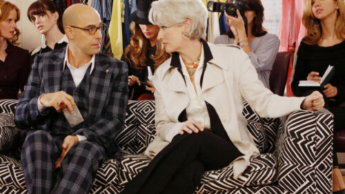 The Devil Wears Prada Cast Scene 4K Desktop Wallpaper