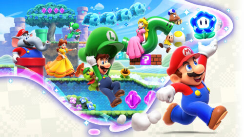 Super Mario Bros. Wonder Vibrant Adventure 4K Desktop Wallpaper