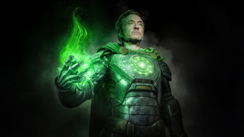 Robert Downey Jr as Doctor Doom Cinematic Desktop Wallpaper