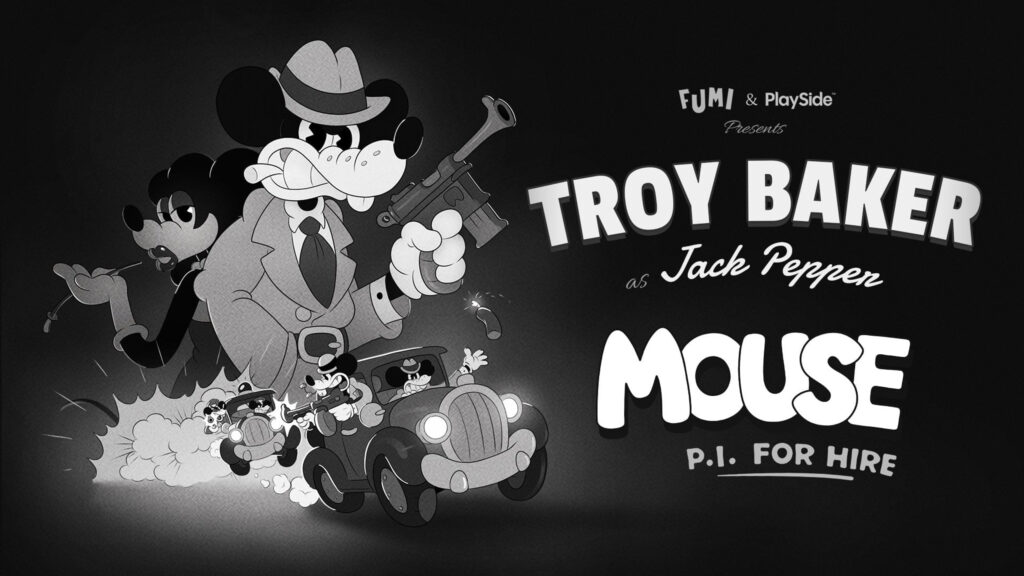 Mouse P.I. For Hire Troy Baker Announcement Desktop Wallpaper